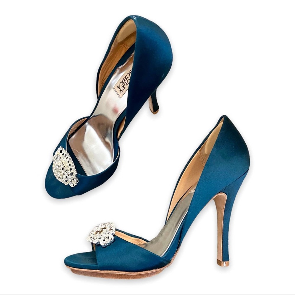 Badgley Mischka Jeweled Heels